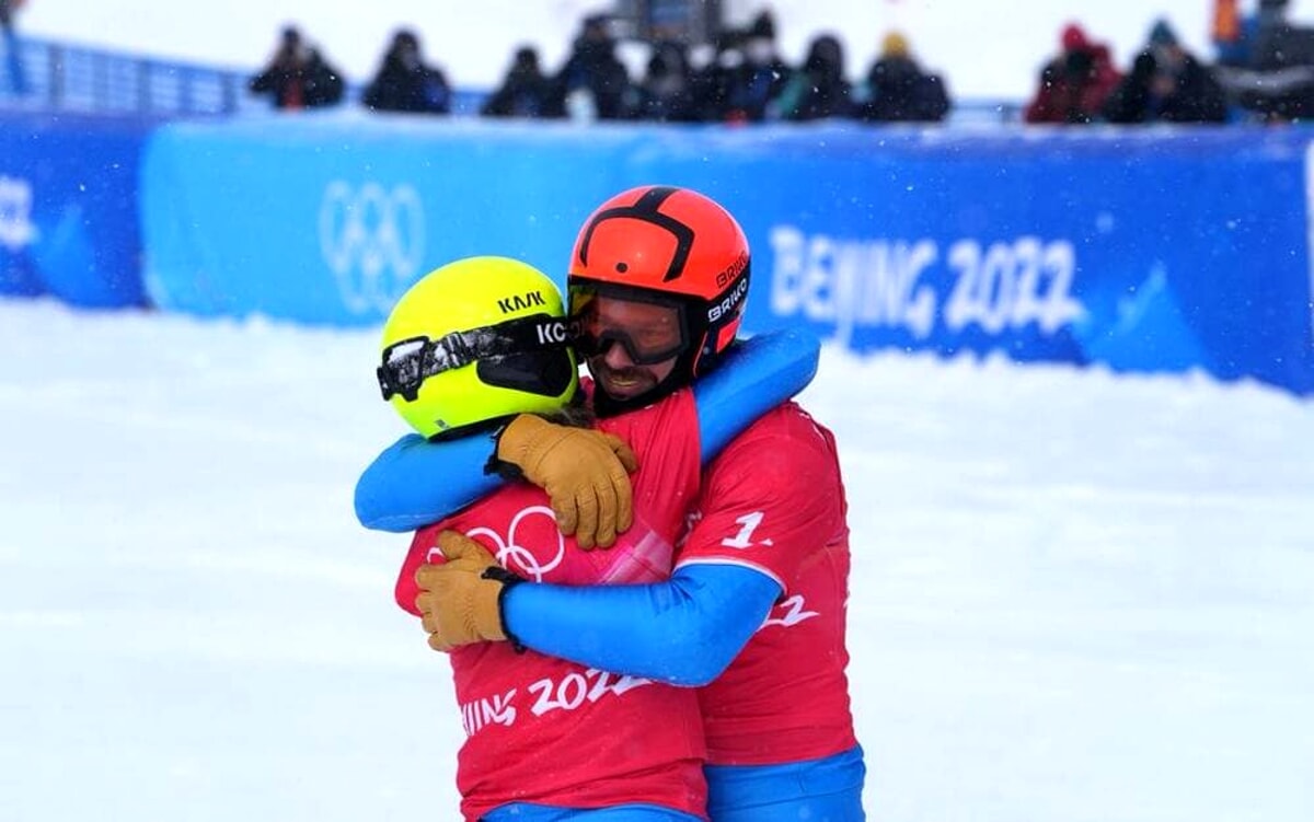 olimpiadi,-michela-moioli-e-omar-visintin-nella-storia:-medaglia-d’argento nello snowboard