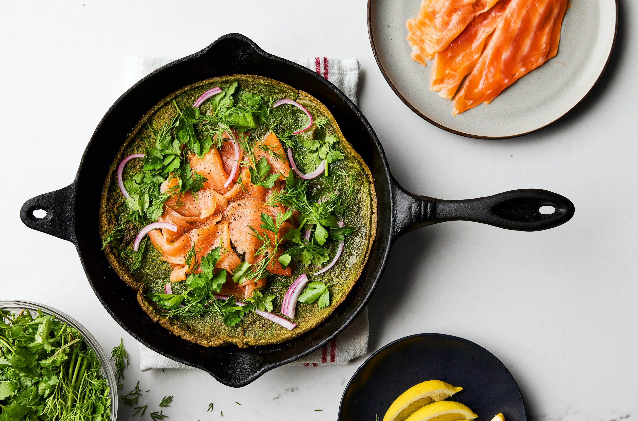 herby-dutch-baby-with-smoked-salmon