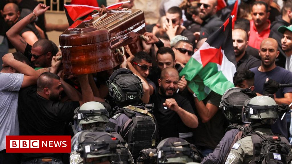 shireen-abu-aqla:-violence-at-al-jazeera-reporter’s-funeral-in-jerusalem