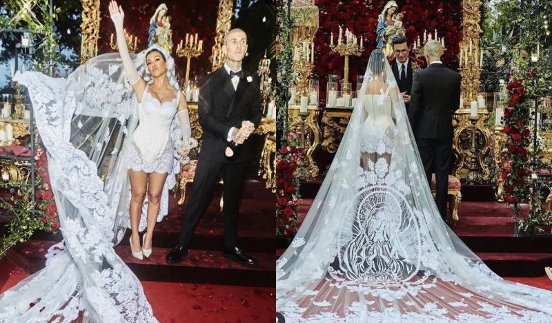 happily-ever-after:-kourtney-kardashian-and-travis-barker-wed-(for-the-third-time)-in-portofino