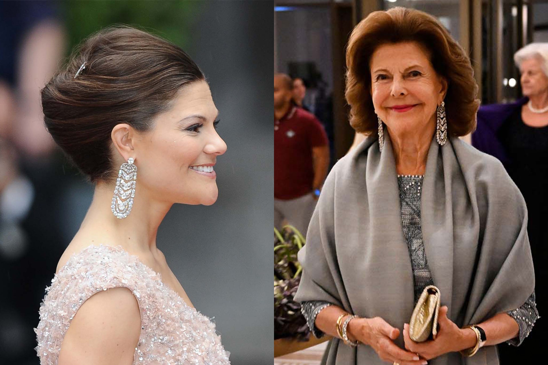 family-jewels:-queen-silvia-of-sweden-steps-out-in-her-daughter’s-diamond-earrings-–-as-letizia-of-spain-borrows-from-her-mother-in-law