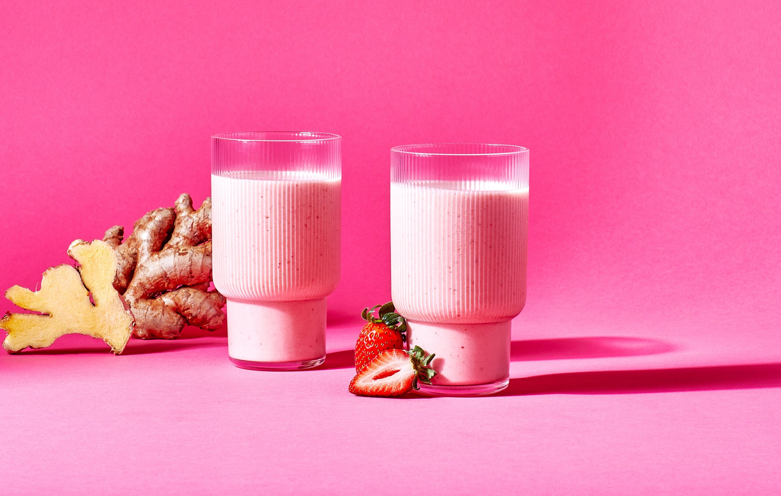 creamy-strawberry-ginger-smoothie