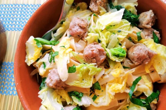 sausage-and-cabbage-pasta.