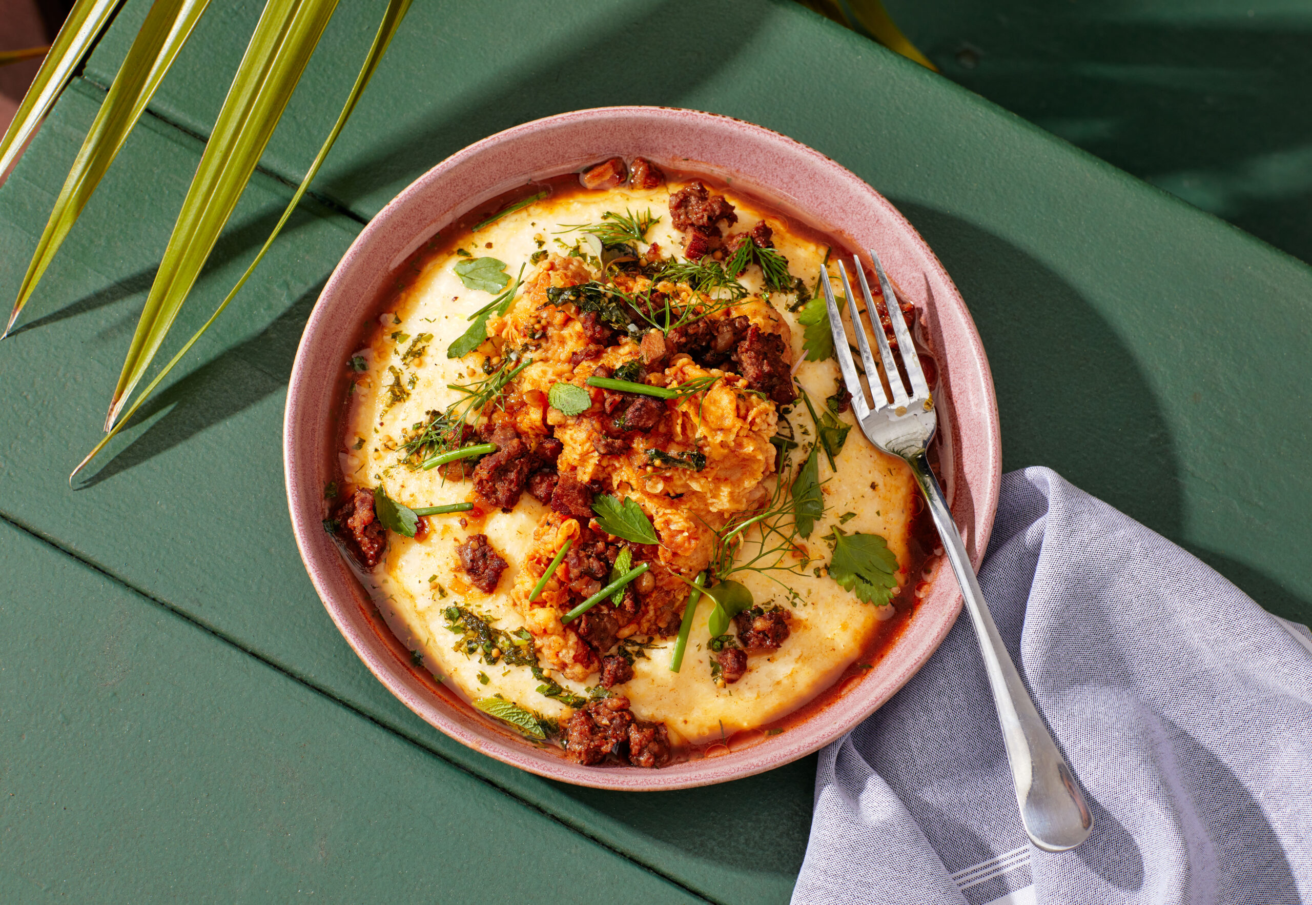 smothered-chicken-with-cheesy-polenta